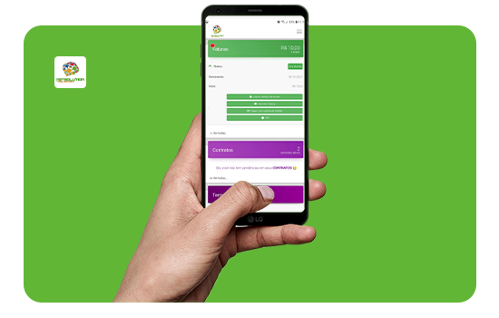 NetSolution App Mockup